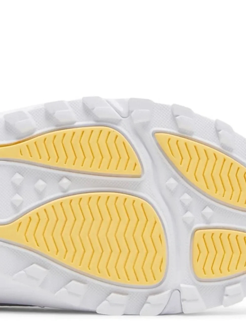 Nike Men’s White Leather Sneaker with Visible Air Unit